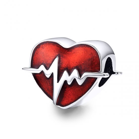 Charm Tempo dos batimentos cardíacos estilo Pandora - SCC1151  Clique na imagem para fechar