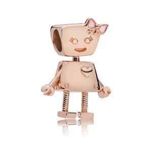 Charm berloques PANDORA Rose Bela Bot - 787141EN160 Charm berloques PANDORA Rose Bela Bot - 787141EN160