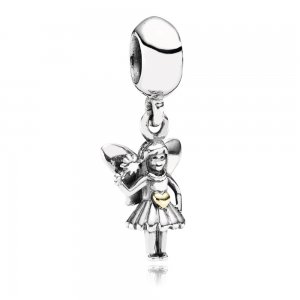 Charm PANDORA de Prata e Ouro Fada - 791032