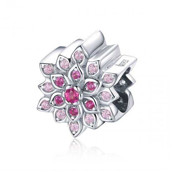 Charm Lótus vermelho life Pandora - BSC038  Clique na imagem para fechar