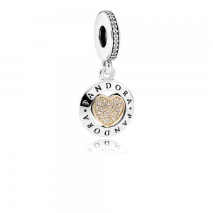 Pingente Coração Brilho PANDORA - 792082CZ Pingente Coração Brilho PANDORA - 792082CZ