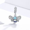 Charm Pendente Abelha Azul estilo Pandora - SCC1480