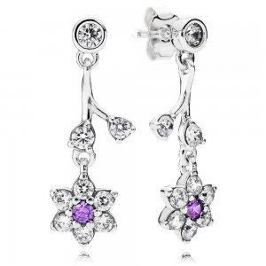 Brinco PANDORA Ramo Forget-me-Knot Flro da Recordação - 290691ACZ Brinco PANDORA Ramo Forget-me-Knot Flro da Recordação - 290691ACZ