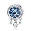 Charm Coração de Cristal Brilhante estilo Pandora - SCC724