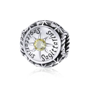 Charm Sagitário Brilhante estilo Pandora - SCC1725-9