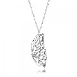 Colar PANDORA Borboleta com Zircônia Cúbica Colar PANDORA Borboleta com Zircônia Cúbica
