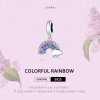 Charm Pendente Arco-íris colorido estilo Pandora - SCC1625