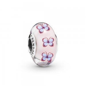 Charm berloques PANDORA Murano Delicada Borboleta Charm berloques PANDORA Murano Delicada Borboleta