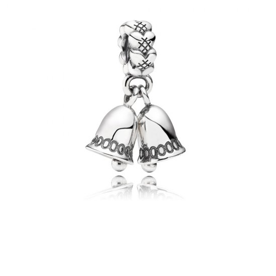 Charm PANDORA de Prata Pendente Sinos - 791230  Clique na imagem para fechar