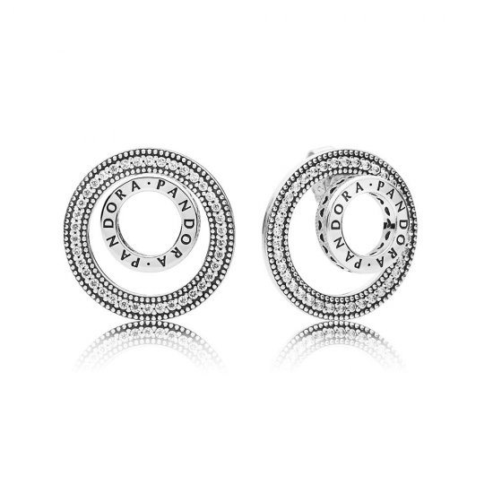 Brinco para Sempre PANDORA Signature - 297446CZ  Clique na imagem para fechar