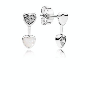 Brinco PANDORAs Hearts of Love - 290750CZ - Brinco PANDORAs