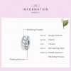 Clipe De Prata Textura Simples estilo Pandora - BSC278