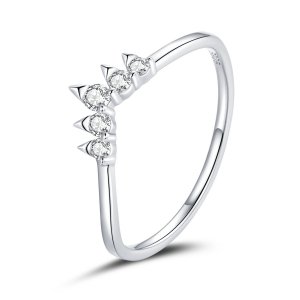 Anel Coroa de princesa estilo Pandora - SCR686