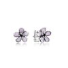 Brinco PANDORA de Prata e Esmalte Flor de Cerejeira - 290537EN40 Brinco PANDORA de Prata e Esmalte Flor de Cerejeira - 290537EN40