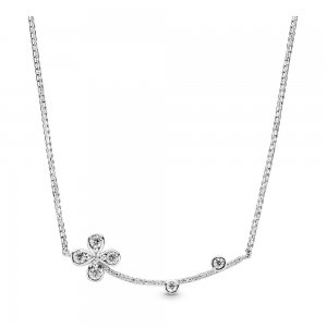 Colar Flor de quatro pétalas Pandora - 397956CZ Colar Flor de quatro pétalas Pandora - 397956CZ
