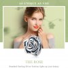 Charm Rosa Branca life Pandora - SCC1101