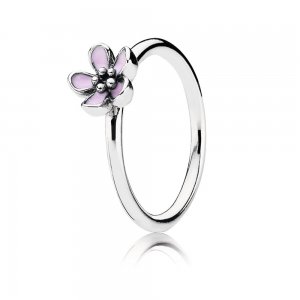 Anel PANDORA de Prata e esmalte rosa - 190879EN40 Anel PANDORA de Prata e esmalte rosa - 190879EN40