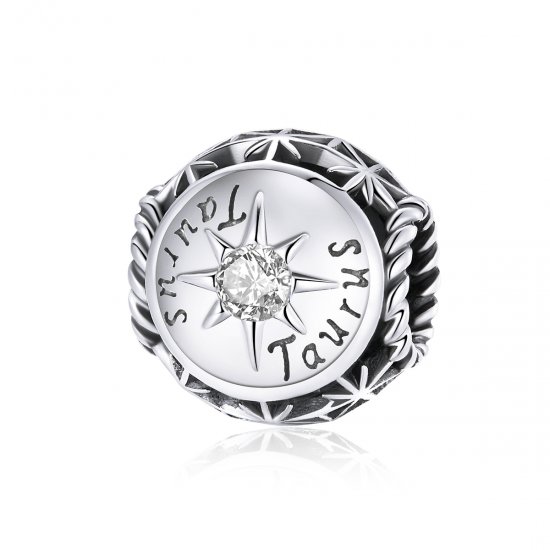 Charm Touro Brilhante estilo Pandora - SCC1725-2  Clique na imagem para fechar