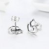 Brincos Petit Gato fofo estilo Pandora - SCE271