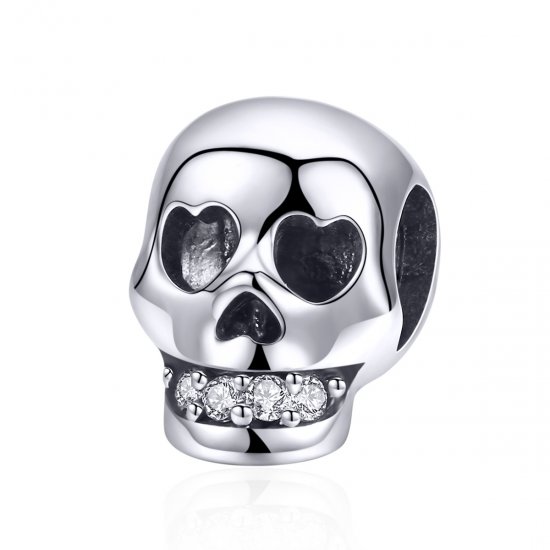 Charm Caveira Branca life Pandora - SCC965  Clique na imagem para fechar