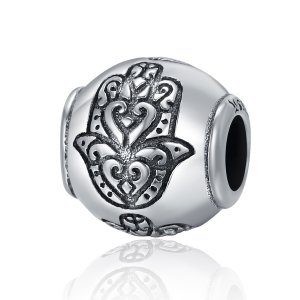 Charm Mão de Fátima life Pandora - SCC306 Charm Mão de Fátima life Pandora - SCC306