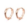 Brinco Argolas Simples estilo Pandora Rosa - BSE119
