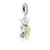 Pingente Pandora de Prata com Ouro Disney, Edição Limitada de 90 Anos do Mickey Pingente Pandora de Prata com Ouro Disney, Edição Limitada de 90 Anos do Mickey