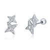 Brincos Petit Fascinante luz estelar estilo Pandora - SCE432
