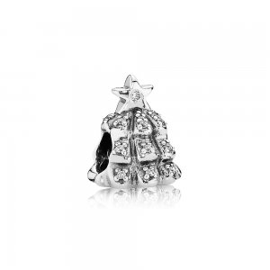 Charm PANDORA de Prata e Pavê Árvore de Natal - 791239CZ