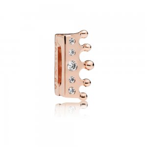 Clipe Pandora Reflexions Rose™ Coroa