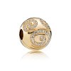 Charm Clipe Pandora de Ouro Disney, Redemoinho de ouro de Mickey Mouse