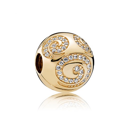 Charm Clipe Pandora de Ouro Disney, Redemoinho de ouro de Mickey Mouse  Clique na imagem para fechar