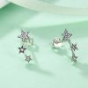 Brincos Petit Segredos das estrelas estilo Pandora - SCE175