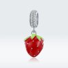 Charm Pendente Morango fofo estilo Pandora - SCC1537