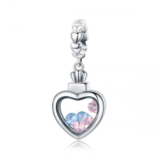 Charm Pendente Garrafa de memória estilo Pandora - SCC588  Clique na imagem para fechar