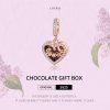Charm Pendente Caixa de presente de chocolate estilo Pandora Rose - SCC1670