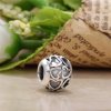 Charm berloques PANDORA Rodeado De Amor Branco