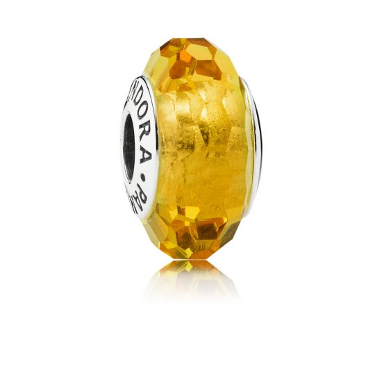 Conta PANDORA Murano Facetado Brilho do Sol - 791629  Clique na imagem para fechar
