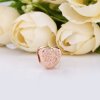 Charm Coração de Brilho Fosco Pandora Rosa - 787881