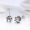 Brincos Petit Coroa brilhante estilo Pandora - SCE311