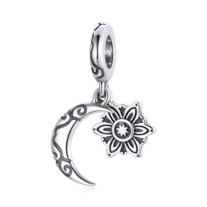 Charm Lótus da lua life Pandora - SCC1826