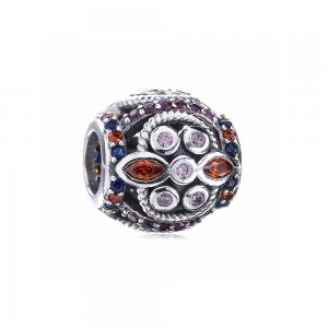 Charm berloques Pandora de prata Galáxia Espumante