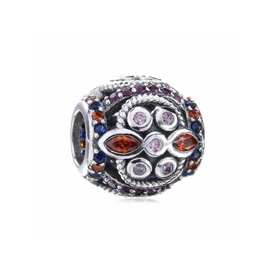 Charm berloques Pandora de prata Galáxia Espumante  Clique na imagem para fechar