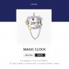 Charm Dois tons Relógio Mágico estilo Pandora - BSC406