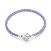 Bracelete Couro Trevo da Sorte estilo Pandora - SCB214