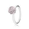 Rose Anel PANDORA de Prata with pink enamel - 190905EN40 Rose Anel PANDORA de Prata with pink enamel - 190905EN40