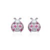 Brincos Petit Joaninha estilo Pandora - SCE715