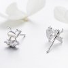 Brincos Petit Estrela miau estilo Pandora - SCE537