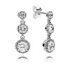 Brinco PANDORAs Duplo Brilhante Beleza Clássica - 290742CZ