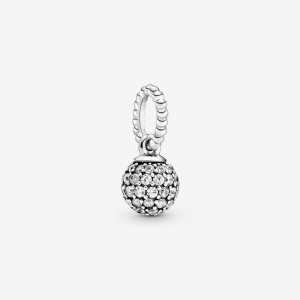 Charm Pendente Esfera Brilhante - 398690C01 Charm Pendente Esfera Brilhante - 398690C01